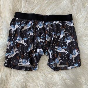 NEW MeUndies Reindeer Unicorn Boxer Briefs Shorts Ultra Soft Underwear